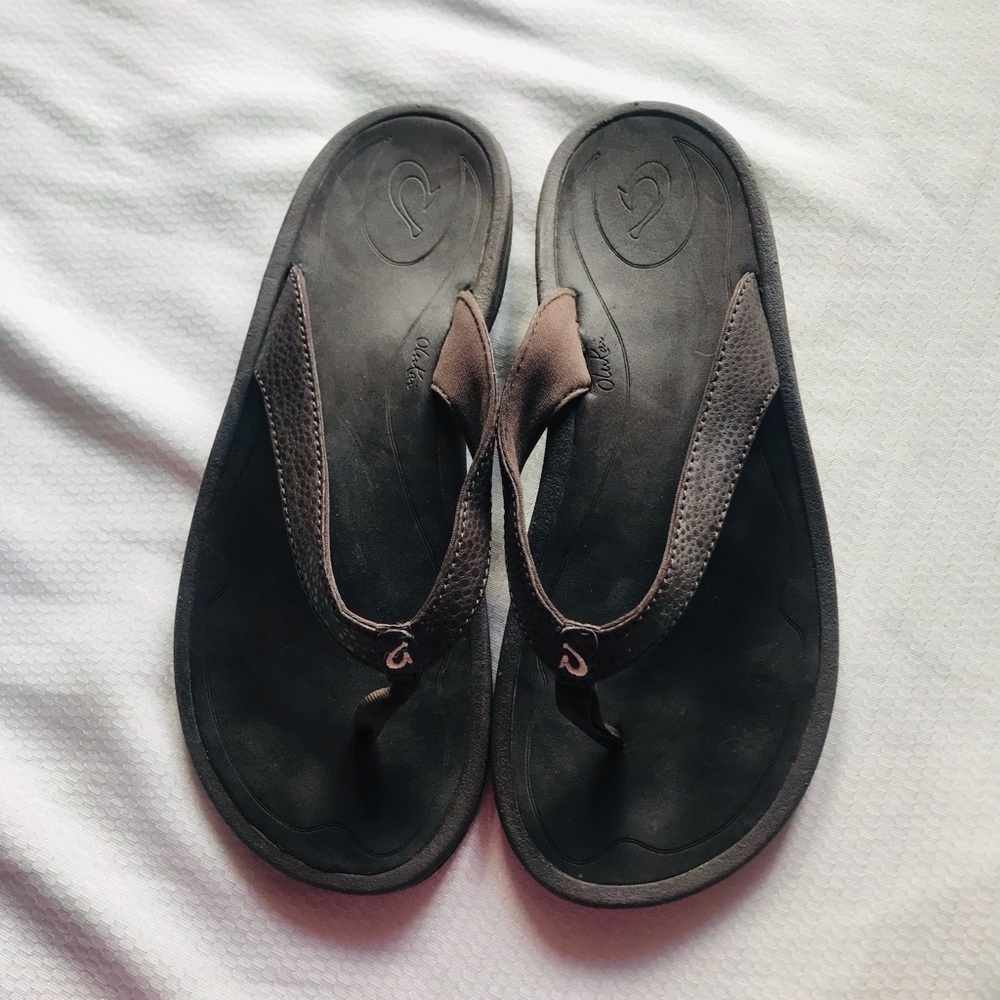 Olukai brown Flip Flops - Picture 3 of 9